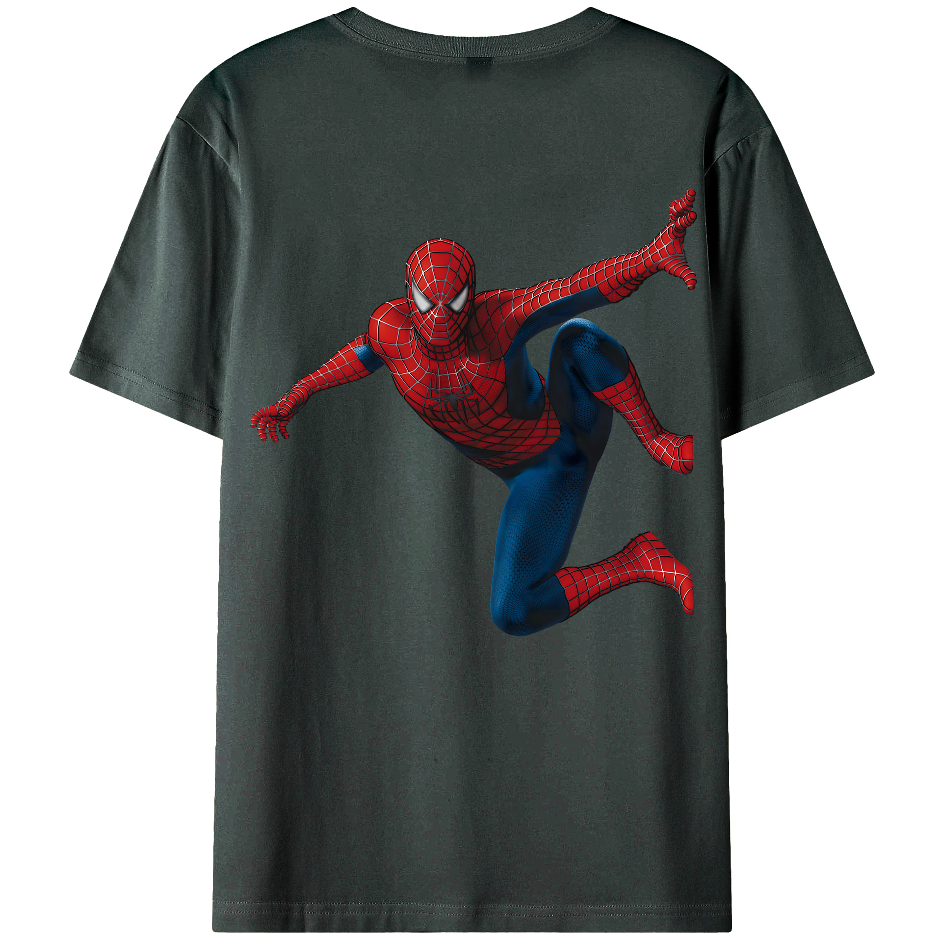 （画像用） アベンジャーズ The Avengers 綿100％ メンズ半袖Tシャツ（バックプリント） 通気性
